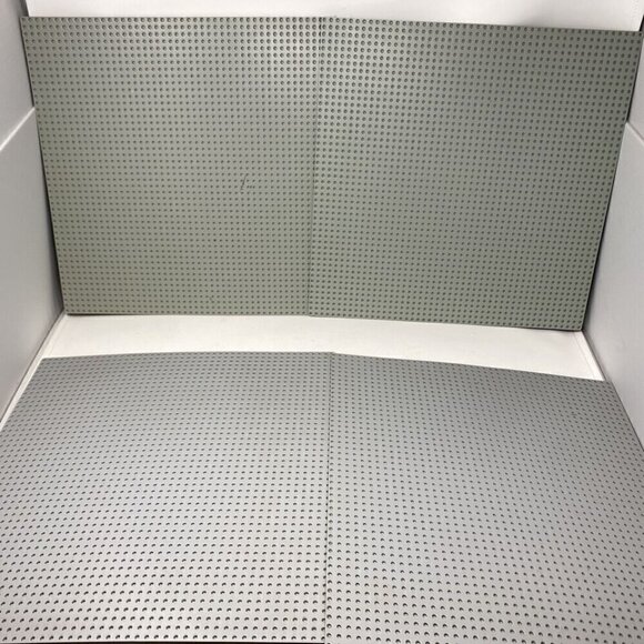 LEGO old Gray and new Gray 15" x 15" new gray 15"x14 Baseplates 6 total - Picture 3 of 10